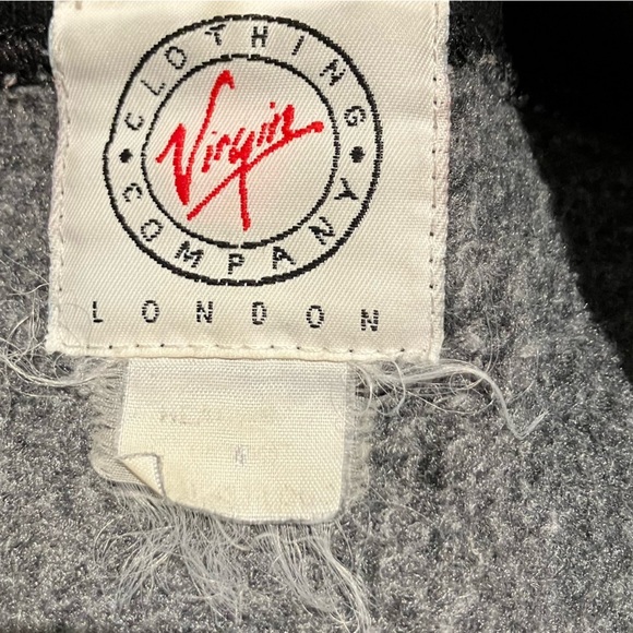 Virgin records Vancouver vintage black crew neck sweatshirt.  EUC! - Picture 5 of 6